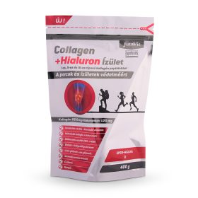   JUTAVIT Collagen + Hialuron Ízület por eper-málna ízben (400g)
