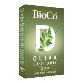 BIOCO Oliva D3-vitamin 3000NE lágyzselatin kapszula (60db)