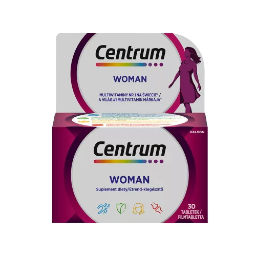 CENTRUM Woman Multivitamin filmtabletta Nőknek (30db)