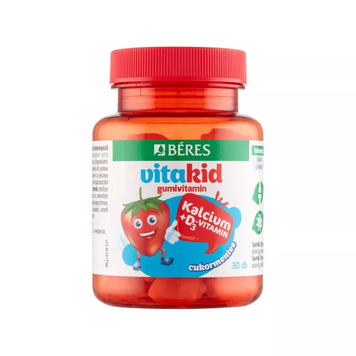 BÉRES VitaKid kalcium + D3 gumivitamin (30db)