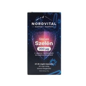 NORDVITAL Szerves szelén 200 mcg vegán kapszula (60db)
