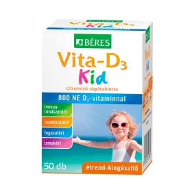 BÉRES Vita-D3 KID rágótabletta (50db)