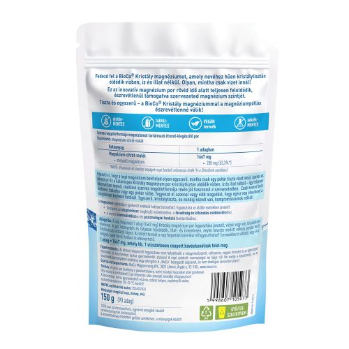 BIOCO Kristály magnézium tasakos por (150g)