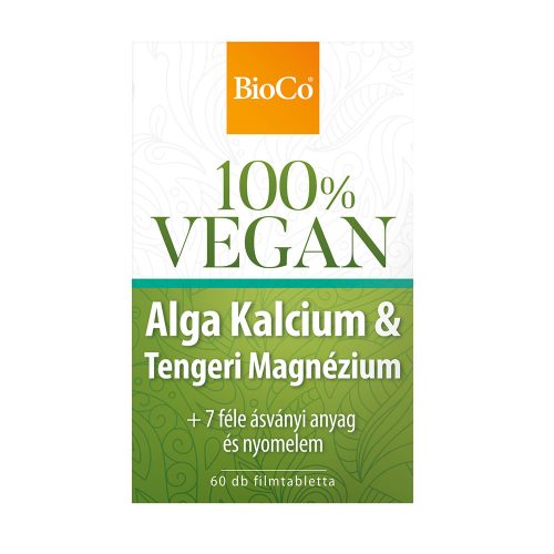 BIOCO 100% Vegan alga kalcium & tengeri magnézium filmtabletta (60db)