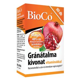 BIOCO Gránátalma kivonat vitaminokkal (80db)