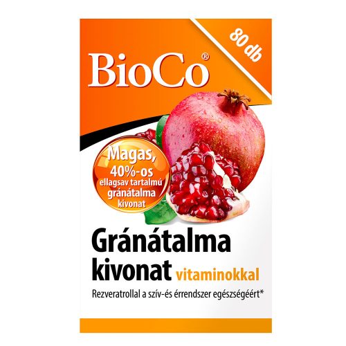 BIOCO Gránátalma kivonat vitaminokkal (80db)