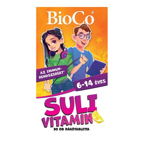BIOCO Suli vitamin citromos rágótabletta (90db)
