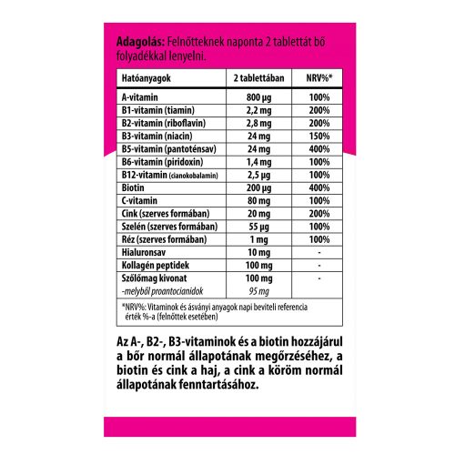 BIOCO Szépség Extra tabletta (60db)