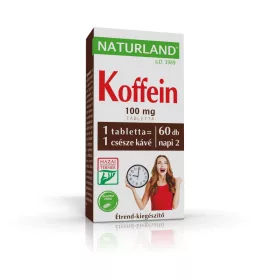NATURLAND Koffein tabletta (60db) 