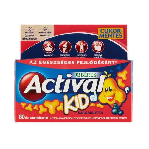 BÉRES Actival Kid rágótabletta (80db)