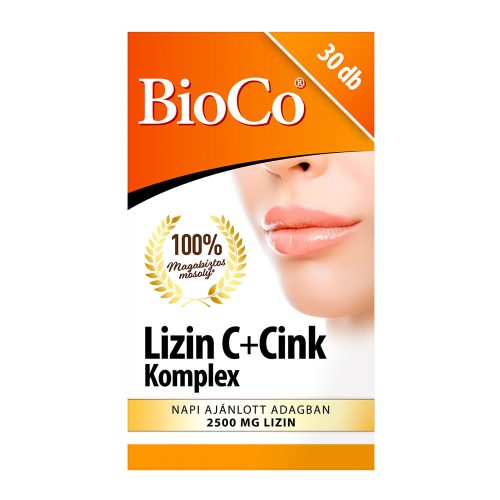 BIOCO Lizin C+Cink Komplex tabletta (30db)