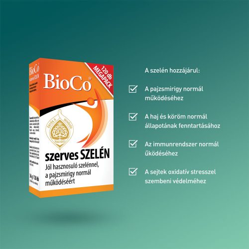 BIOCO Szerves szelén tabletta (120db)
