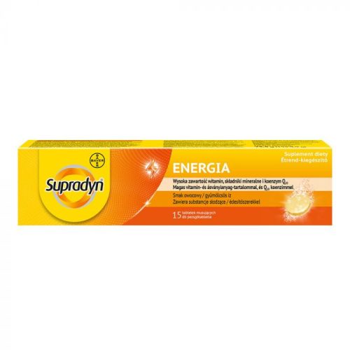 SUPRADYN Energia pezsgőtabletta (15db)