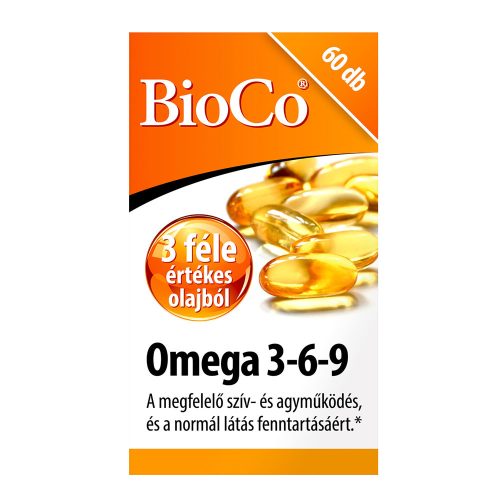 BIOCO Omega 3-6-9 lágyzselatin kapszula (60db)