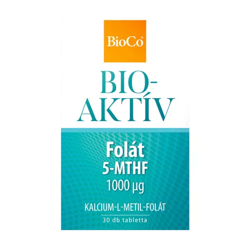 BIOCO Bioaktív Folát 5-MTHF 1000 μg tabletta (30db)
