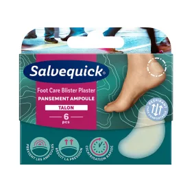 SALVEQUICK Sebtapasz hólyagra medium /sarokra (6db)