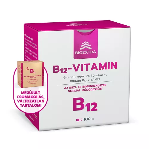 BIOEXTRA B12-vitamin 1000 μg kapszula (100db)
