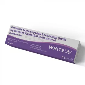   WHITELAB Fokozott érzékenységű terhességi gyorsteszt vizeletből indikátorral (1db)