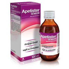 APETISTER Senior málna-feketeribizli ízű oldat (100ml)