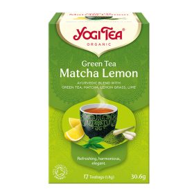 YOGI TEA Bio Zöld tea Matchával és Citrommal (17db)