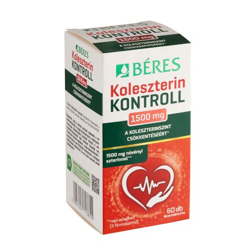 BÉRES Koleszterin Kontroll 1500mg filmtabletta (60db)