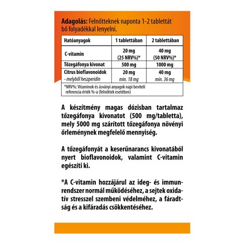 BIOCO Tőzegáfonya extra tabletta (60db)