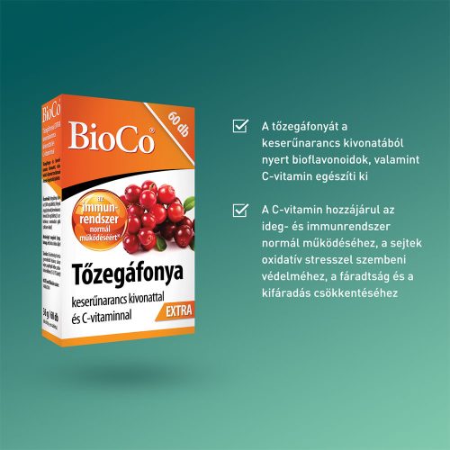 BIOCO Tőzegáfonya extra tabletta (60db)