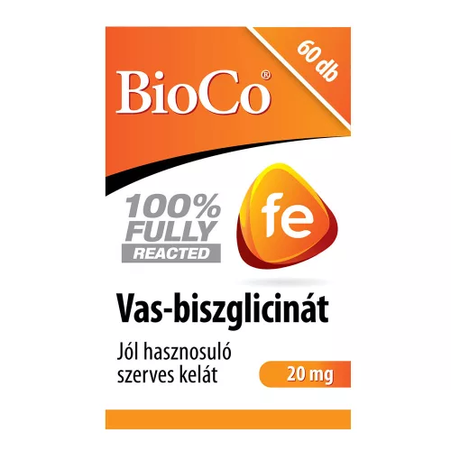 BIOCO Vas-biszglicinát 20mg tabletta (60db)