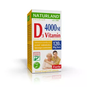 Naturland D-vitamin Forte tabletta (120db)