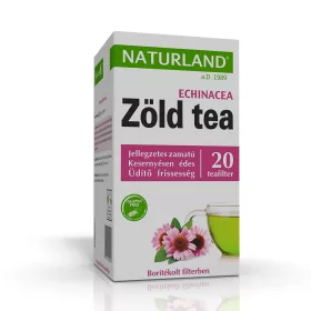 NATURLAND Zöld tea echinaceával filteres (20db)