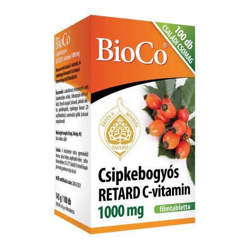 BIOCO Csipkebogyós retard C-vitamin 1000mg filmtabletta (100db)