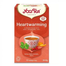 YOGI TEA Szívmelengető bio tea (17db)