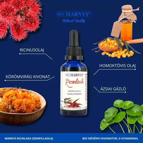 MARNYS Ricinlash Bio szempillaolaj (50ml)