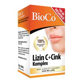 BIOCO Lizin C+Cink Komplex tabletta (100db)