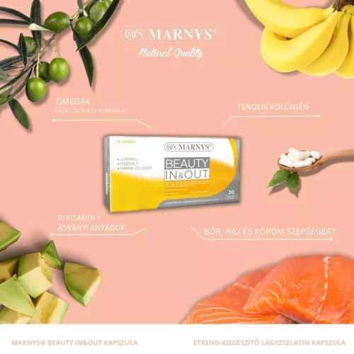 MARNYS Beauty In&Out lágyzselatin kapszula (30db)